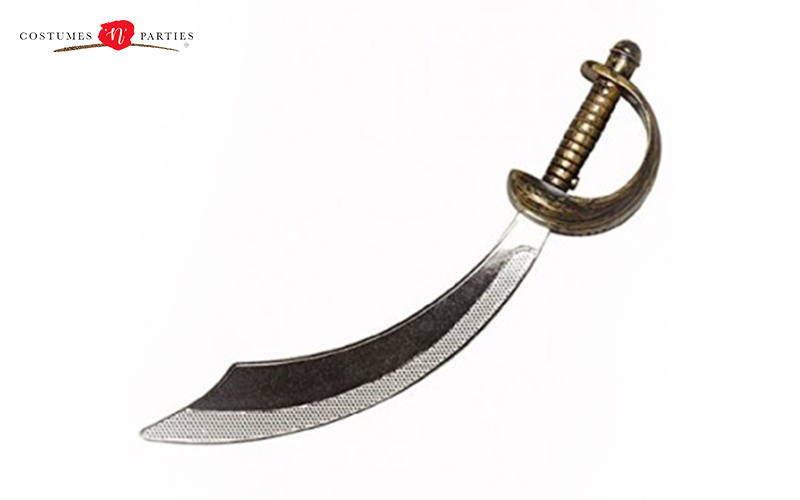 A pirate sword as part of a costume accessory